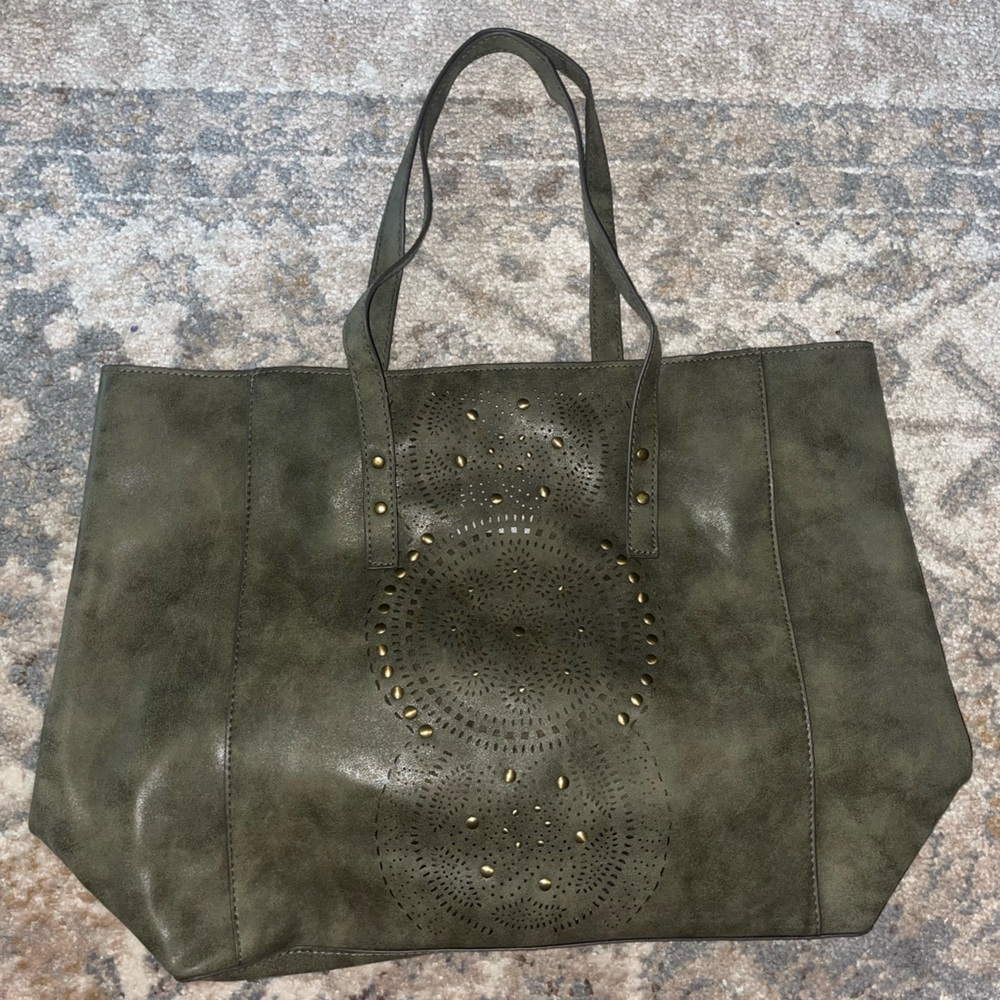 Olive green shoulder bag